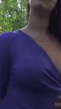 Brunette loves to fuck in the open