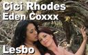 Edge Interactive Publishing: Cici Rhodes ve Eden Coxxx lezbo striptiz parmak yalama doruk...
