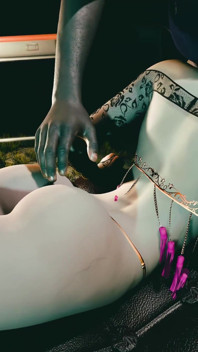 3D Big Boobs Slut MILF Teasing the BBC to Fuck Her Wet Pussy in Camp
