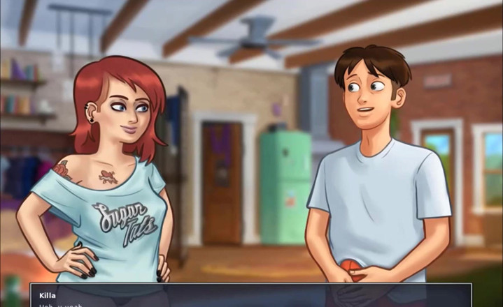 Cartoon Play: Summertime saga part 251 - hard in shower
