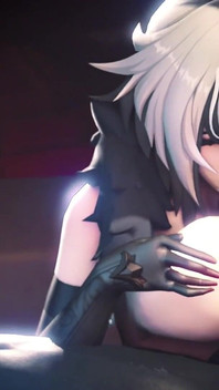 Arleccino From Genshin Impact Gives Hilichurl the Best Boob Job