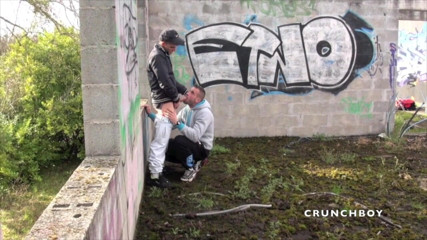 EXHIB BOYS: Mike fucked by young straight Arab outdoor
