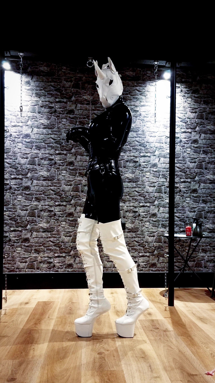 Hooded June: Neeeeiigh!! Here Comes the Ultra Rare Latex Unicorn