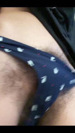 Pearlsage: Coño peludo en bragas sucias