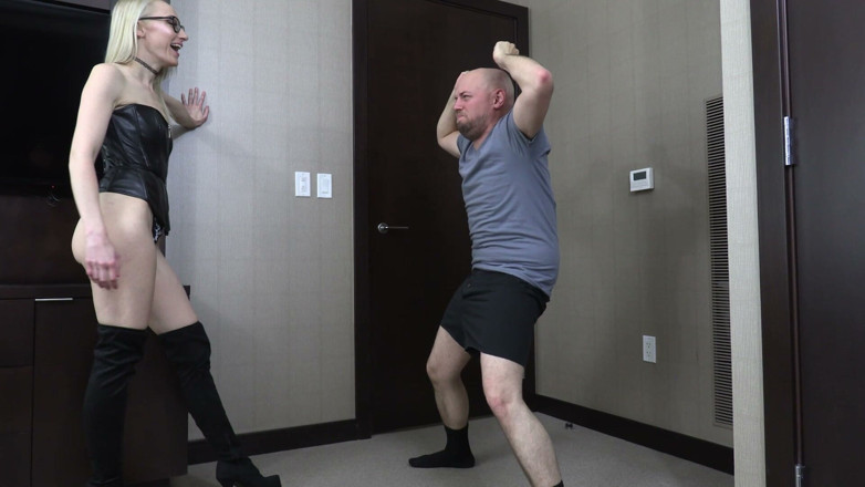 Ash Beckett Films: Domination 4K Ball Busting with Femdom Slave Trainer Crystal Clark in...