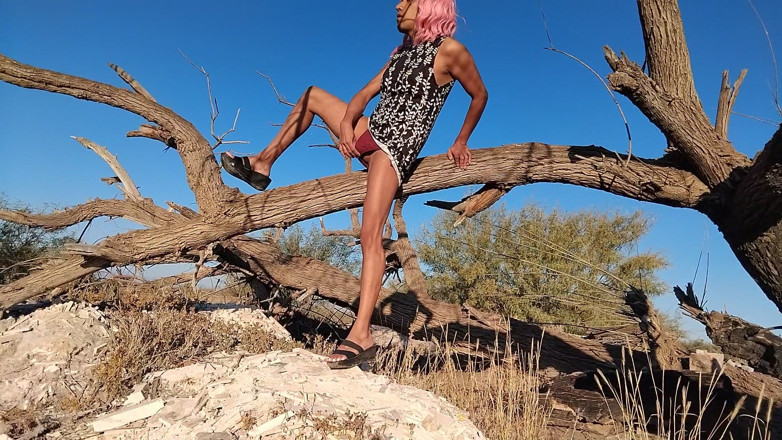 Misaelechowski: Shy Hot Trans Wants to Get Naked in Public but...