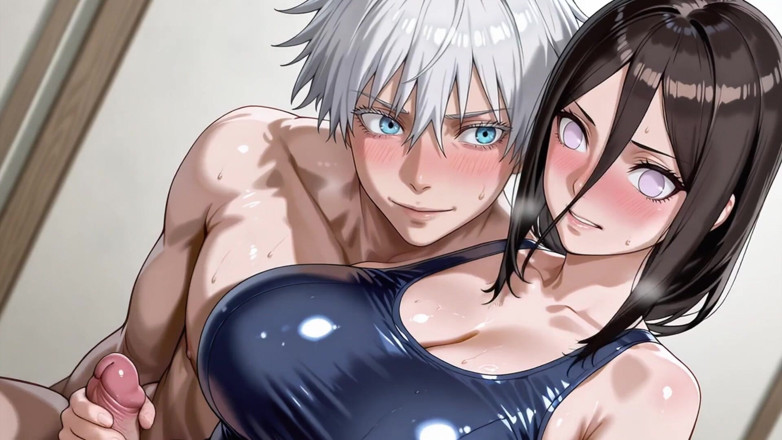 Prznai: Gojo (jjk) X Hanabi (naruto)