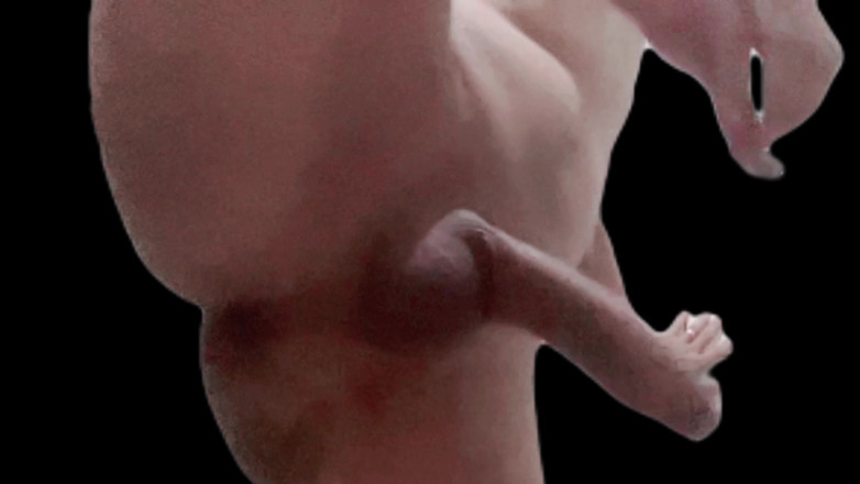 Naughty Cock: Masturbating Standing up