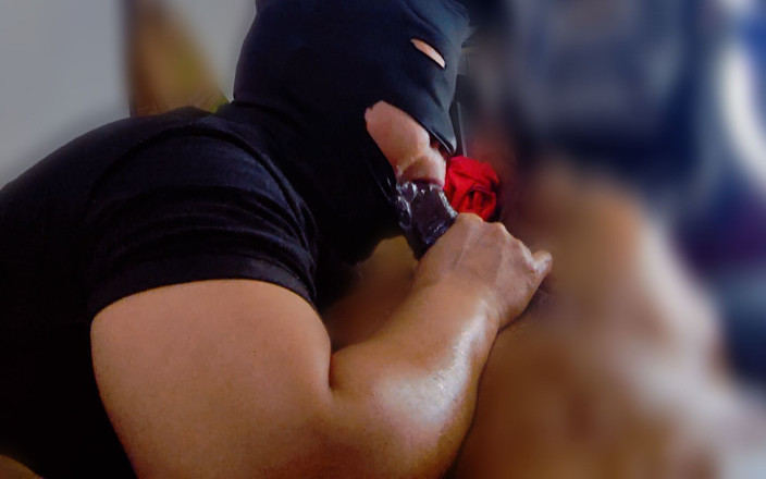 PABLO N3GROBAR: Backroom Throat Training 101 Masked up