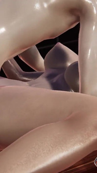 Blondă Silvia Silvia într-o rochie roșie - călărire inversă cu sex anal pe la spate, ejaculare înăuntru cu vedere la persoana 1 în pizda strâmtă 3D Hentai Rule34 Animație