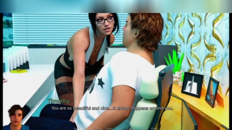 3DXXXTEEN2 Cartoon: Anna gets relief at her workplace. 3D porn cartoon sex