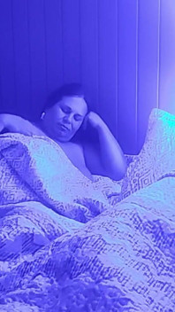 Esposa gordinha rabuda, apenas fãs em câmera lenta