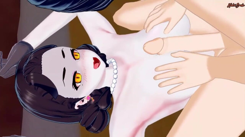 Hentai Smash: Lady Dimitrescu folla las tetas - Resident evil hentai