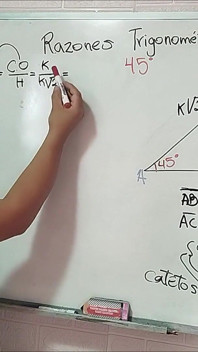 16 trigonométrie : angle 45 - ratios trigonométriques