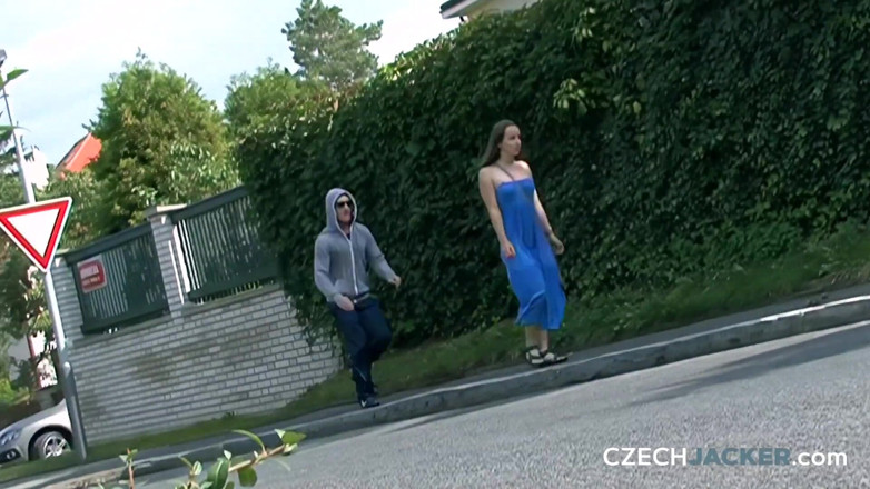 Czech Jacker: Czech Jacker 25: Heavenly Tits - the Goddess in Blue