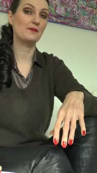 Madrasta em um suéter de caxemira, suéter amor, porra no suéter POV, Lady Victoria Valente