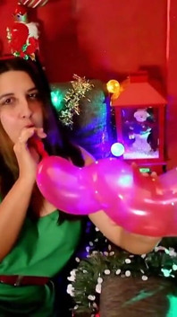 Ballonfanaten berijdt ze met Kerstmis.