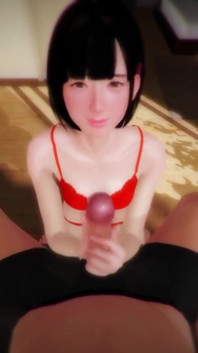 Sexy Asian Girlfriend POV Blowjob