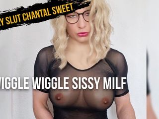 Sissy slut Chantal Sweet: 흔들기 Sissy 밀프