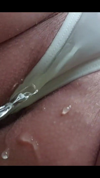 Re-wetting My Tiny White Thong