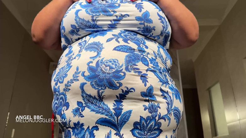 Angel BBW: 거대한 흑인 딜도로 행동하는 거유 라티나 엔젤 비