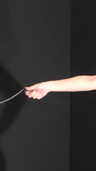 Mistress Teases Cross-dressing Masochist with Cane and Hot Wax and Uses Nipple Clips to Enlarge and Train His Nipples