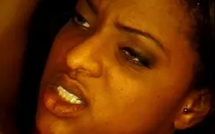 Three ebony sluts get fucked and toyed at the orgy