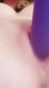 Teen Wife Is Home Alone and Horny, She Masturbates Hor Hubby
