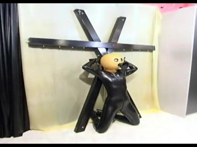 Bondage Domination for a Slave in Latex Dress (Absolute BDSM films - The original)