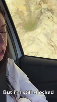 Sexo al aire libre en las montañas con una sexy que recogí en el camino