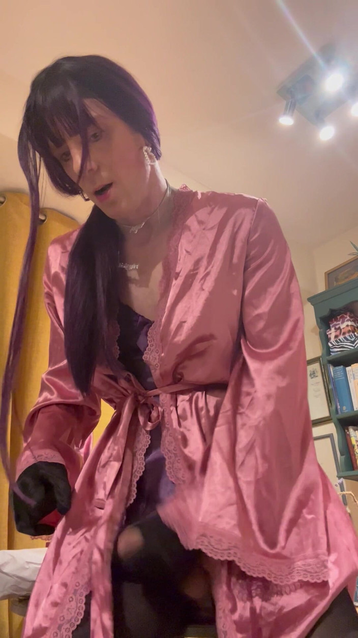 Jessica silk: Jess Silk chevauche un gode