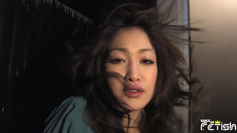 Pure Japanese adult video ( JAV): Gorgeous brunette Japanese blows a big dick outdoor on the...