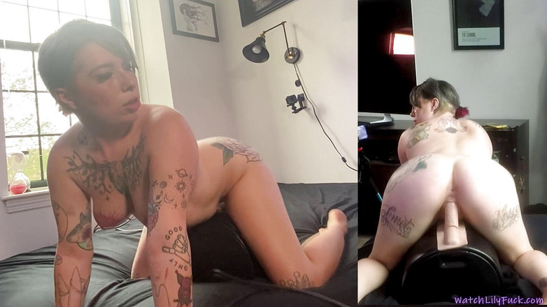 Lily Noel: Probando un sybian por primera vez