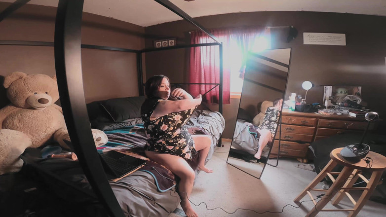 SexyNEBBW: สาวอวบเซ็กซี่ขี้เกียจแต่เงี่ยน โชว์กล้อง GoPro