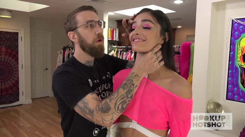 Hookup Hotshot: Exotic teen Emily Willis gets smashed hard