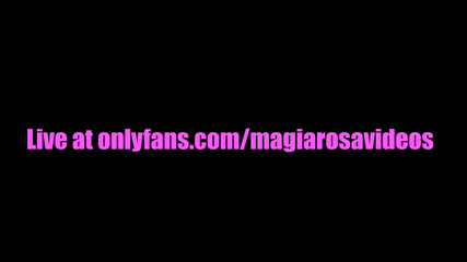 Magia Rosa: Nossa primeira sessão ao vivo no Onlyfans - massagem e sexo