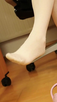 Dirty Pink Clogs & Stained White Socks - Footprint Footplay