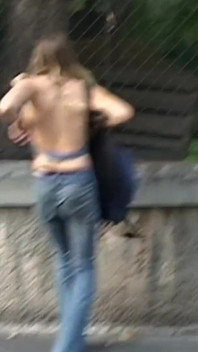 Czech jacker 14: exhibitionist in the streets – when clothes come off on purpose