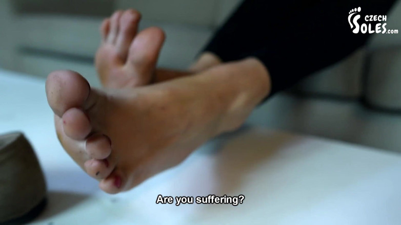 Czech Soles - foot fetish content: Düzlerde terli ve kokulu çıplak ayaklar, bakış açısı deneyimi