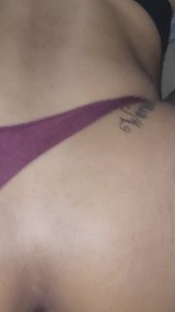 Brunette Feels Horny When Giving Her Ass