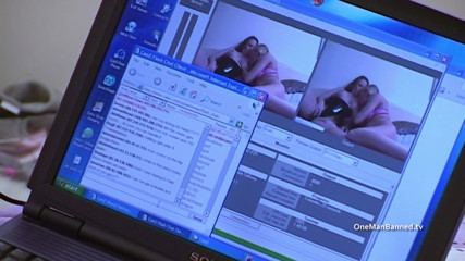 One Man Banned: Faye i Sandie popisują się podczas kamerze