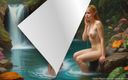 AI Girls: 42 sexy Bilder von nackten Elfenmädchen im wasser - Blickfang-Bilder