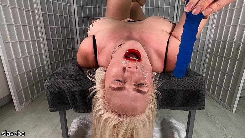 slavebc: Грязная тренировка глубокой глотки для папочки