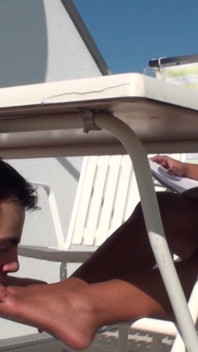 Thai Princess Feet Licking Outdoor