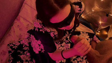 Vaisiti7: Holiday New Year blowjob from a beautiful woman in a...