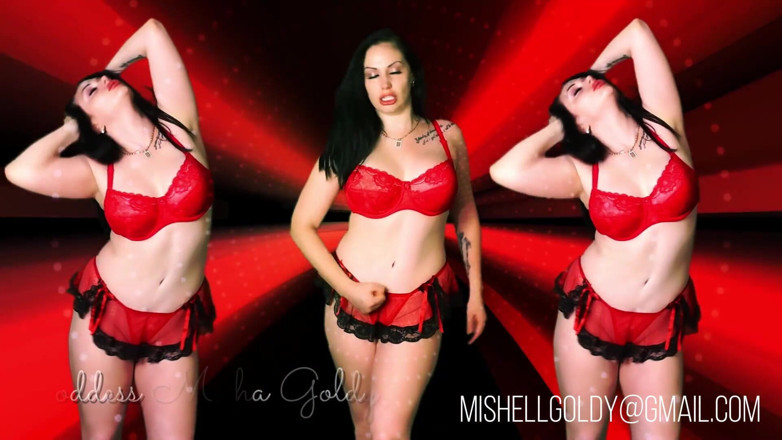 Goddess Misha Goldy: हेरफेर-फंतासी! मैं जानता हूं कि तुम मुझे अपनी उत्तेजक जानकारी देने के बारे में बहुत उत्साहित हैं, लेकिन यह और भी रोमांचक है ।