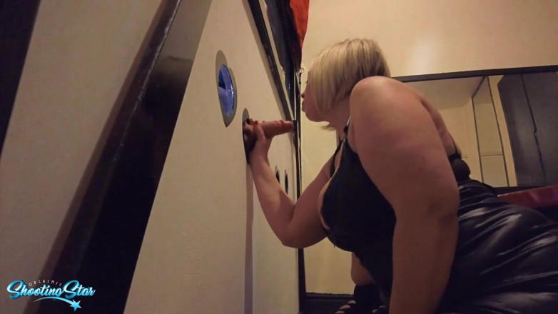 Shooting Star: At the glory hole Chey Matty Star.