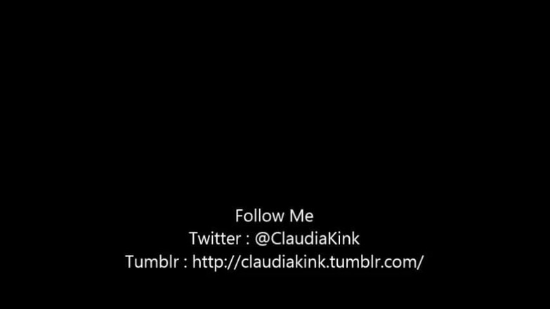 Claudia Kink: Purple bikini tease