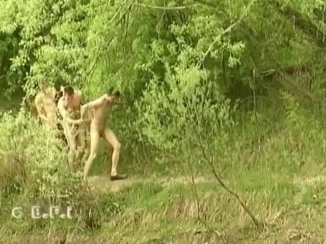 Just Boys: Gay Fantastic Outside Threesome #8