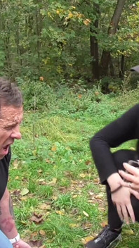 German Proll Doms Spitting Outdoor
